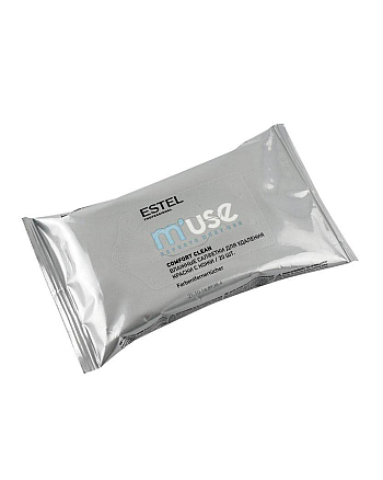 Estel Professional M'USE - Салфетки влажные для удаления краски с кожи Сomfort Clean - hairs-russia.ru